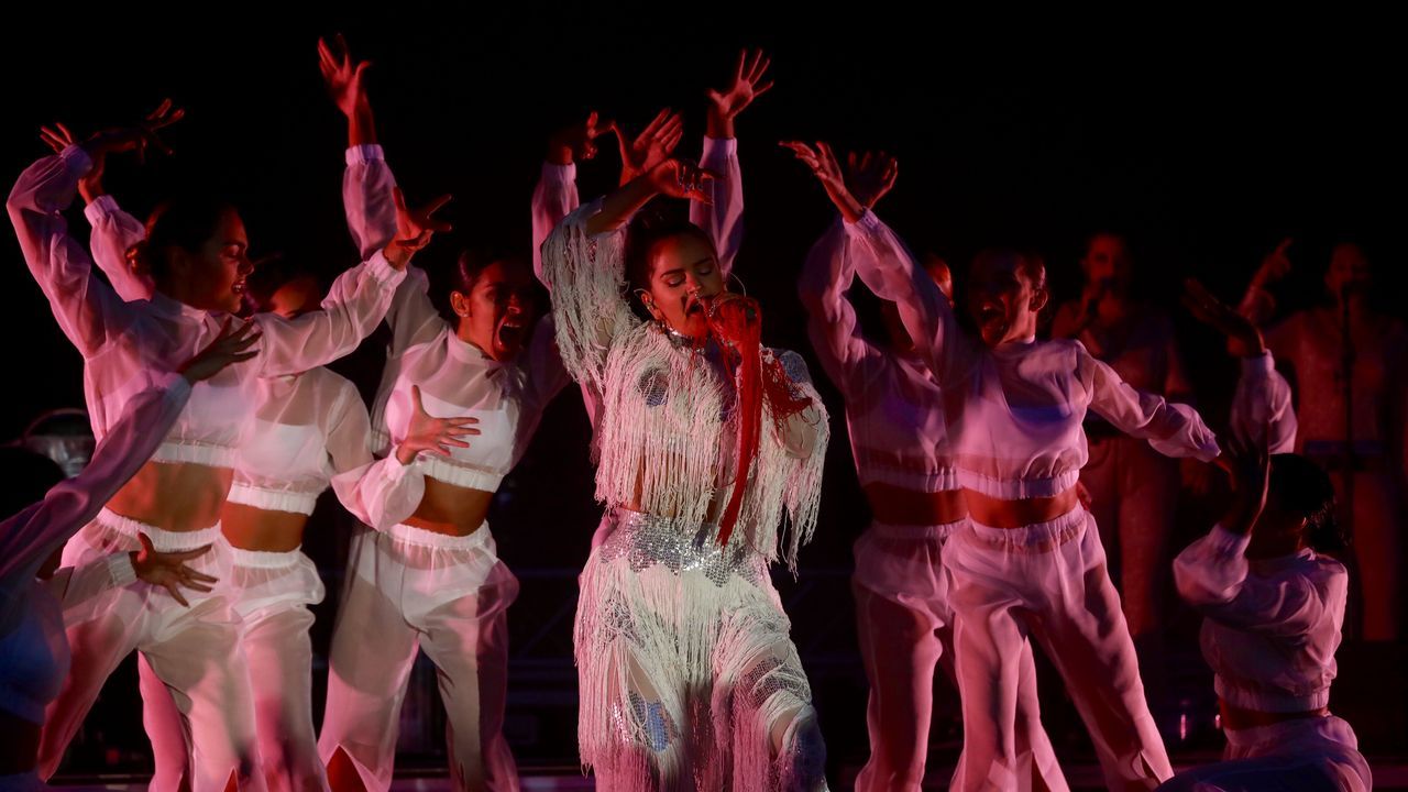 Concierto de Rosalia en Santiago. Fiestas del Apóstol