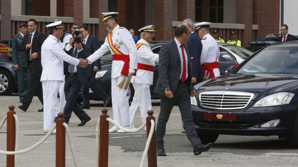 Felipe VI en Marín