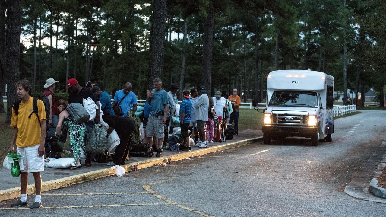 Una casa vacía después de que la familia fuera evacuada