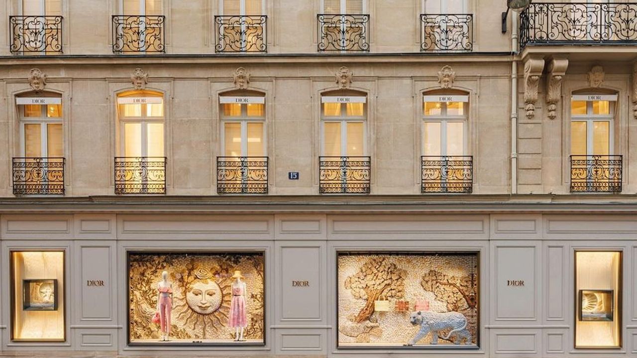 FACHADA EDIFICIO ESCAPARATE DIOR ELGA