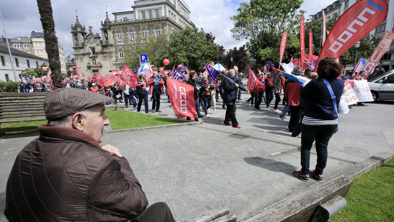Manifestación del 1 de mayo en Lugo