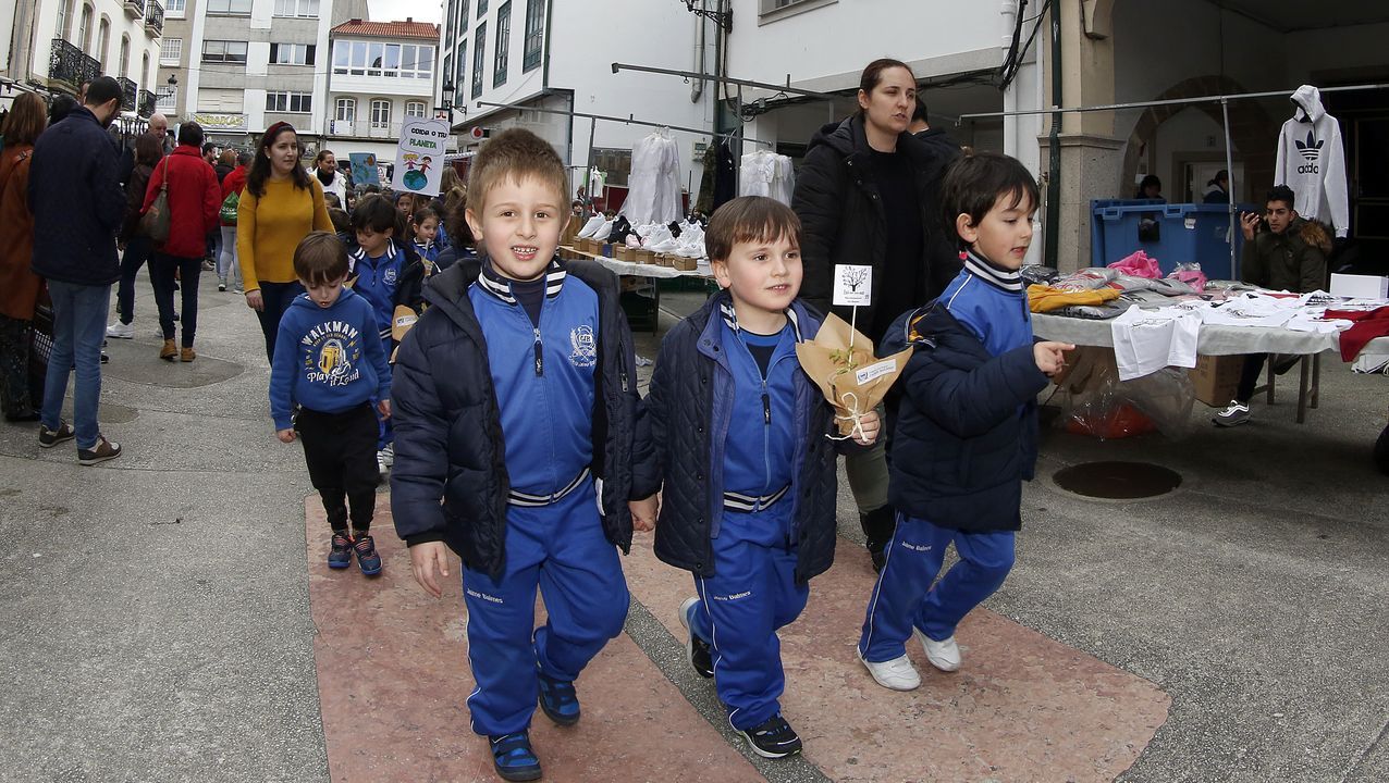 Voz Natura final del colegio Jaime Balmes, entrega de brotes de hortalizas de su huerto escolar 2020