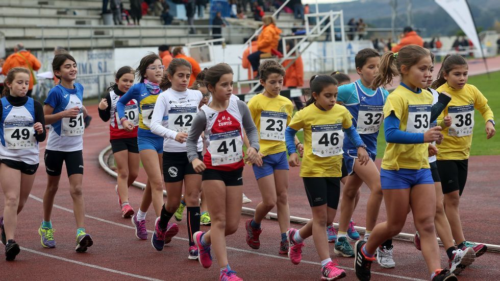 Campeonato de Galicia de marcha en pista en Pobra