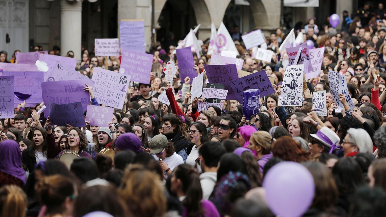Las imágenes del 8M en Ourense