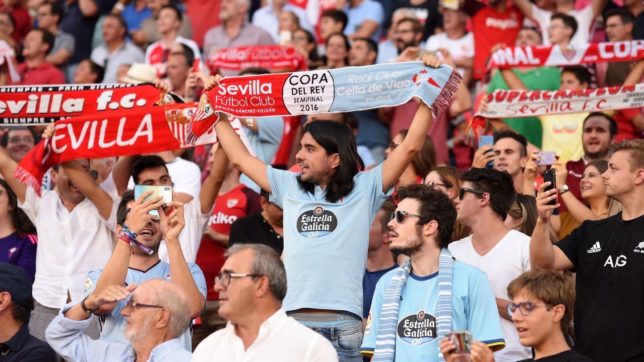 Sevilla-Celta en el Sánchez Pizjuán el 30 de agosto del 2019, tercer jornada (1/19)