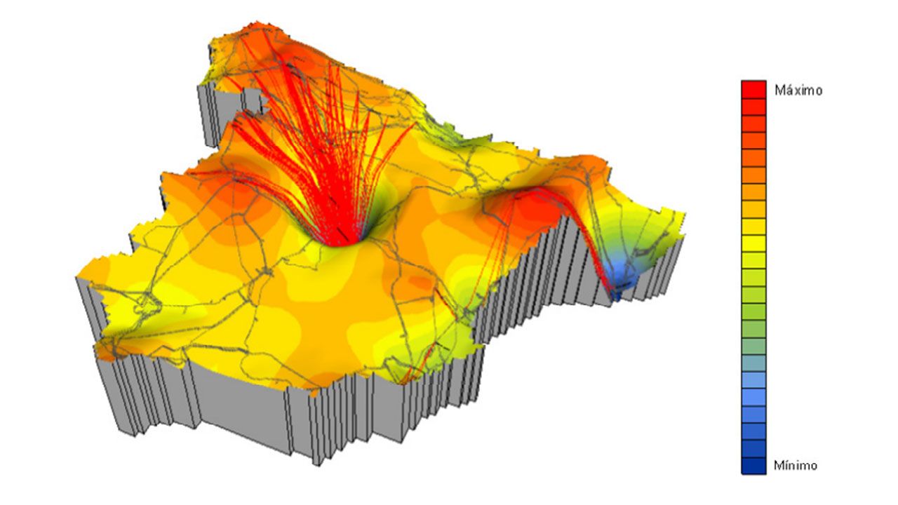 Gráfico con la comparativa de consumo de la energía eléctrica por comunidades