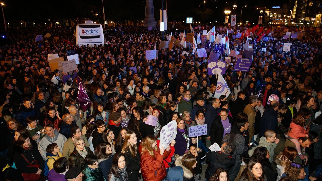 Manifestación central de A Coruña