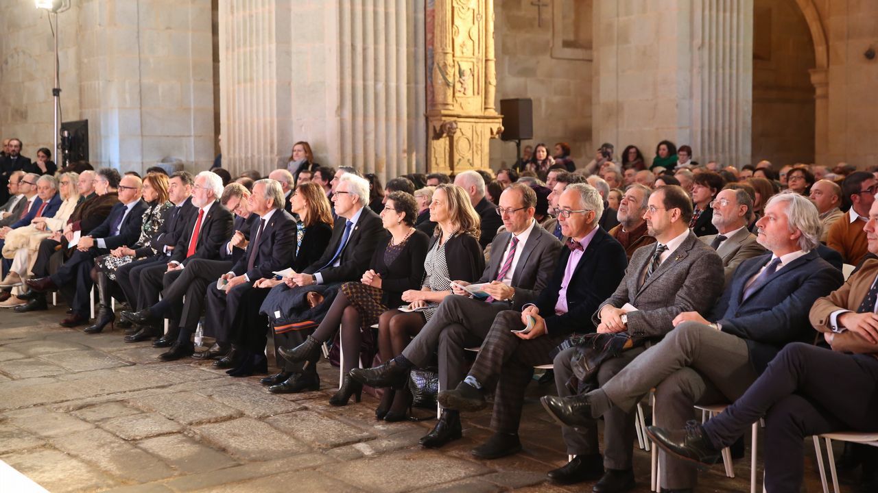 O mosteiro de Montederramo acolleu a entrega dos premios da Cultura Galega