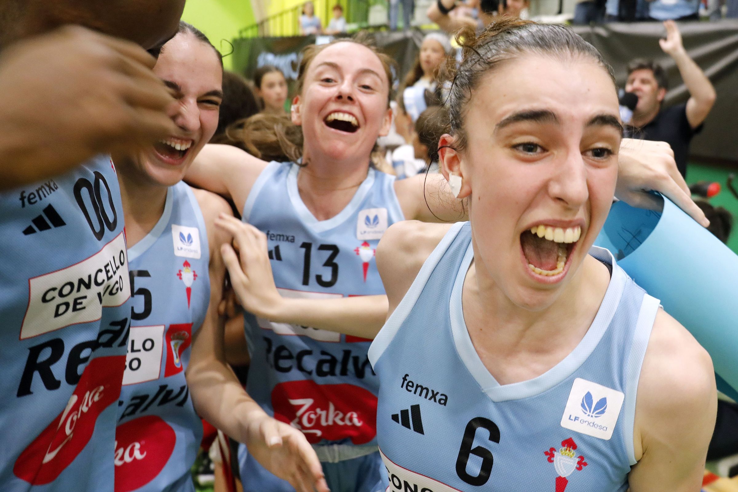 O Celta logra a permanencia na Liga Feminina de Baloncesto despois de ga�arlle ao Bembibre e beneficiarse da derrota do Gran Canaria. 20/04/2024