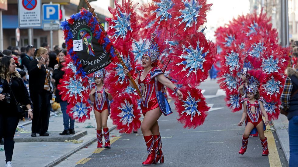 Desfile de Carnaval en Pontevedra