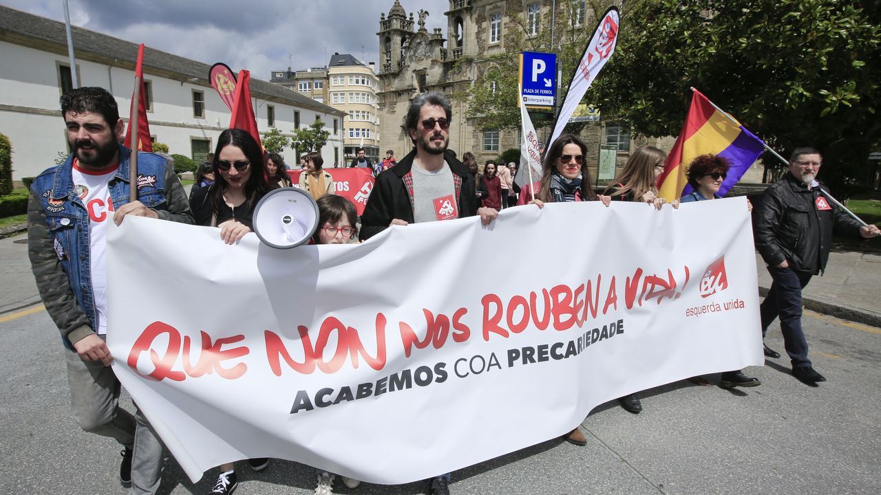 Manifestación del 1 de mayo en Lugo