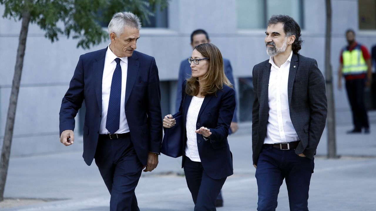 Jordi Cuixart llega a la Audiencia Nacional