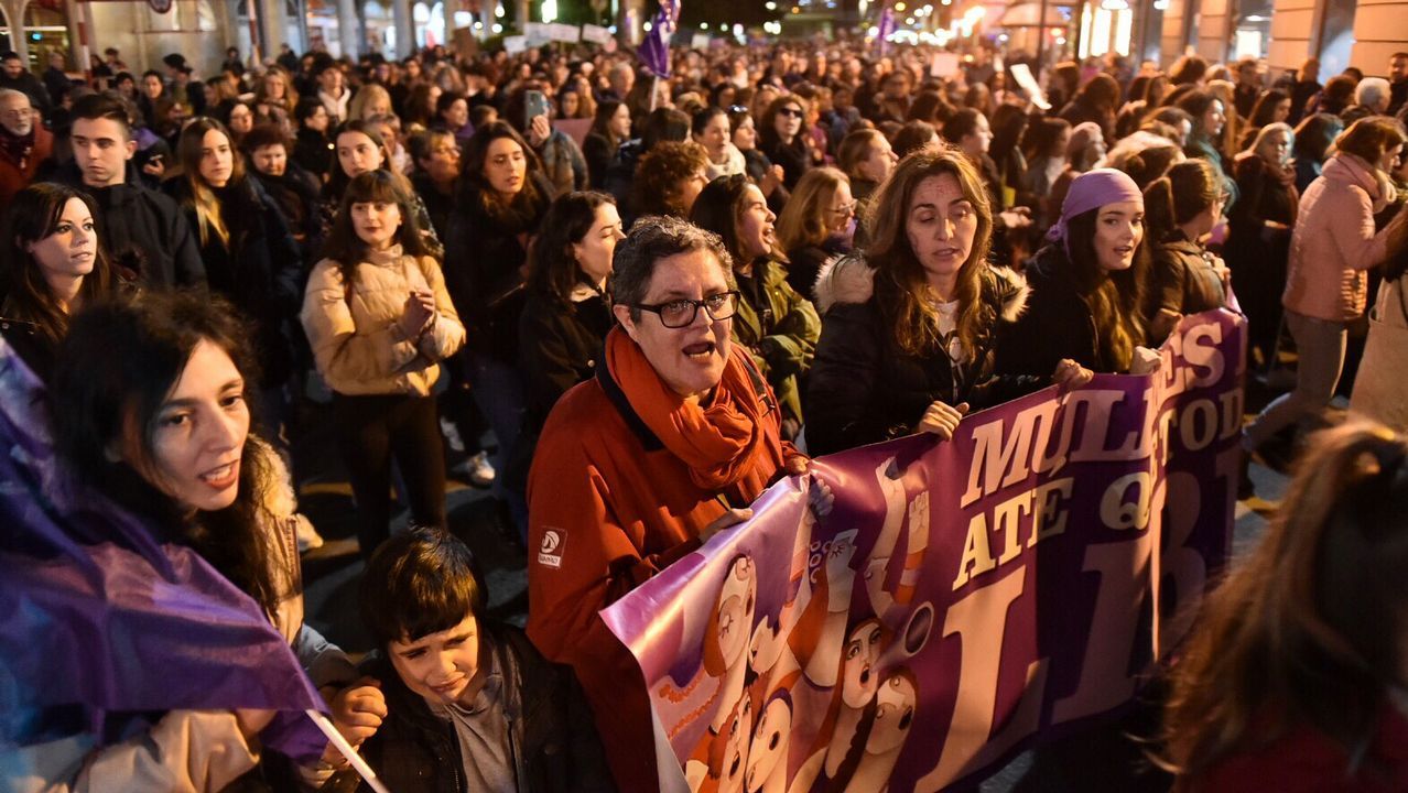 Manifestación central de A Coruña
