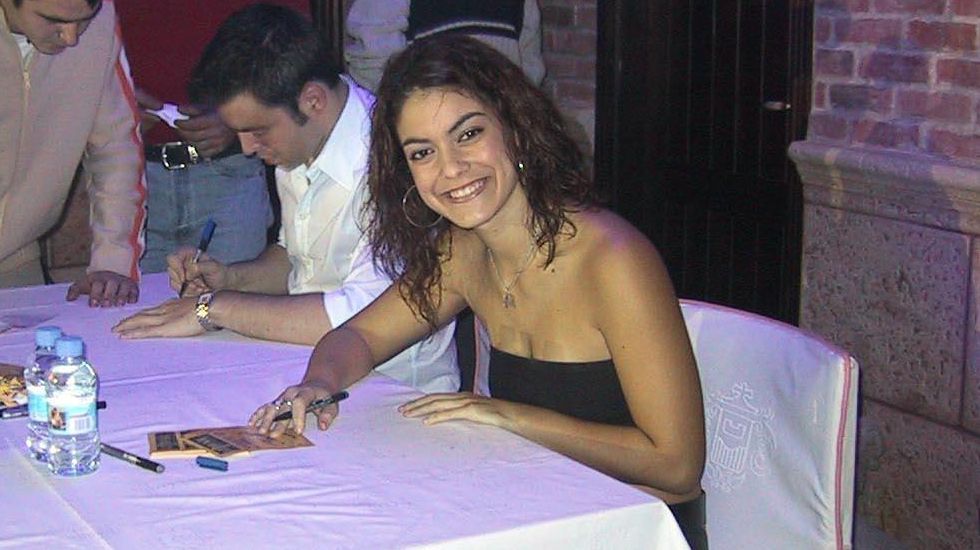 Geno Machado (2002) de Las Palmas de Gran Canaria. La primera expulsada de �Operaci�n Triunfo�. Ten�a 19 a�os cuando entr� en el programa. 