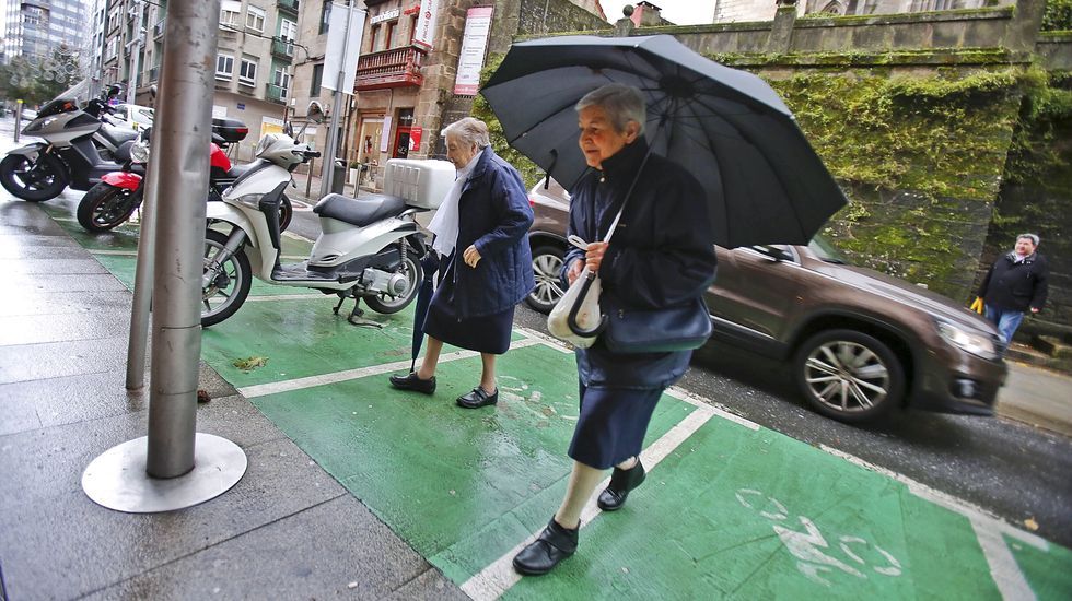 Noviembre pasado por agua en Pontevedra