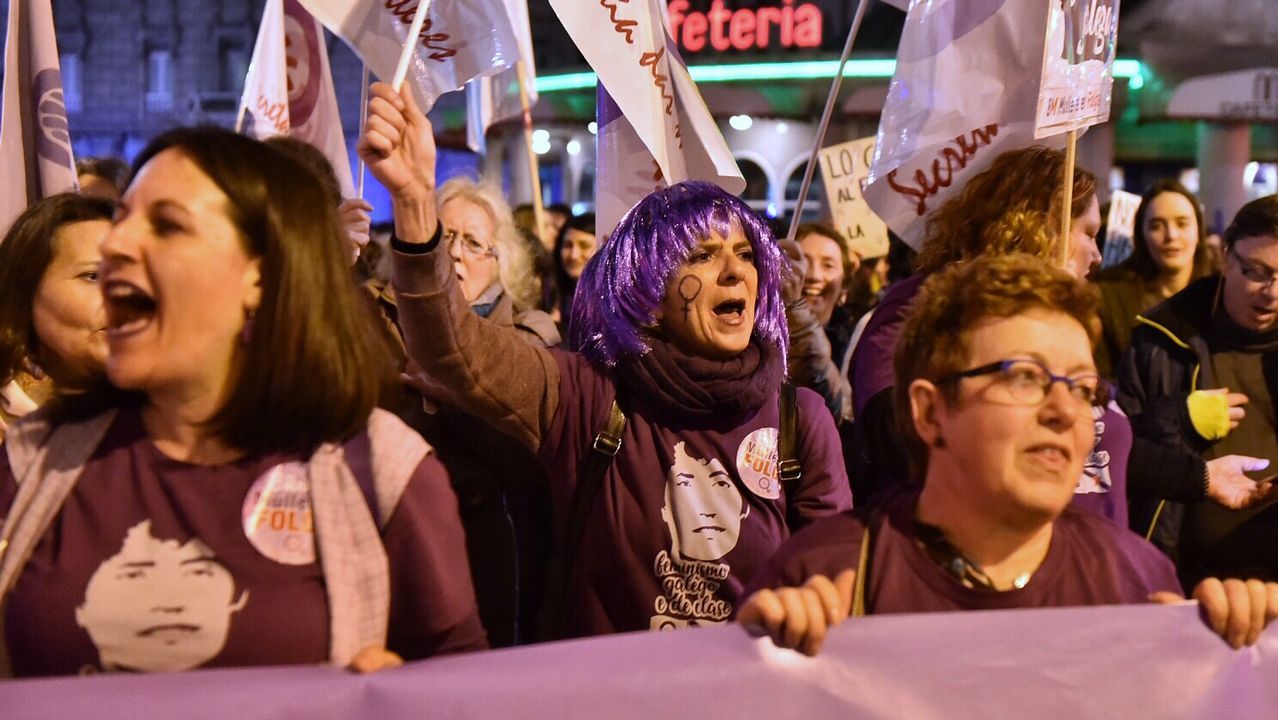 Manifestación central de A Coruña