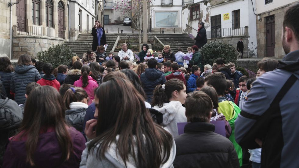 Manifestación en Monforte