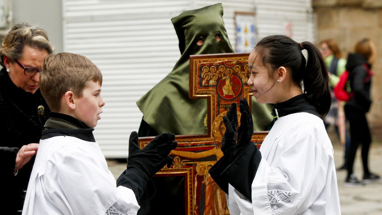 Procesión del Santo Encuentro en Santiago