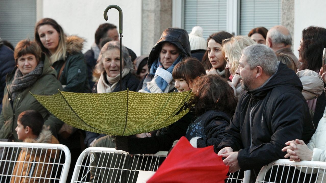 Los niños, esperando a los Reyes en Santiago