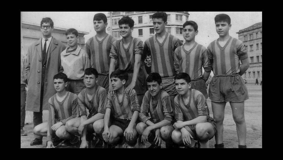 El alcalde Molina, en las obras de General Sanjurjo..Equipo del Amanecer en 1964.
