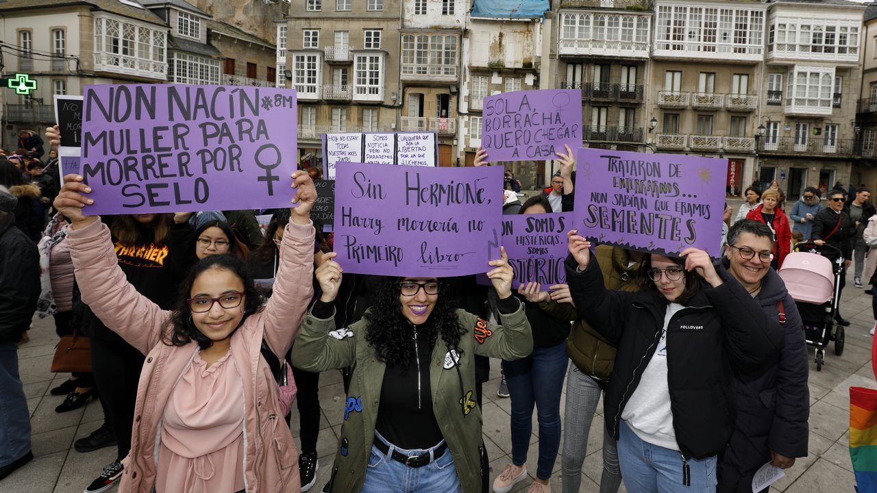 Manifestación por el 8M en Viveiro