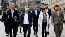 Matute (Bildu), Rego (BNG), Aizpurua (Bildu) y Rufi�n (ERC), de izquierda a derecha