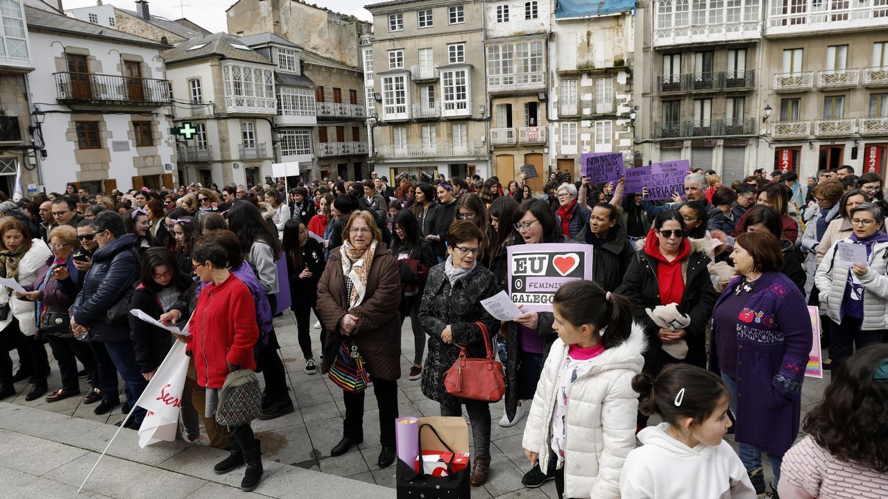 Manifestación por el 8M en Viveiro