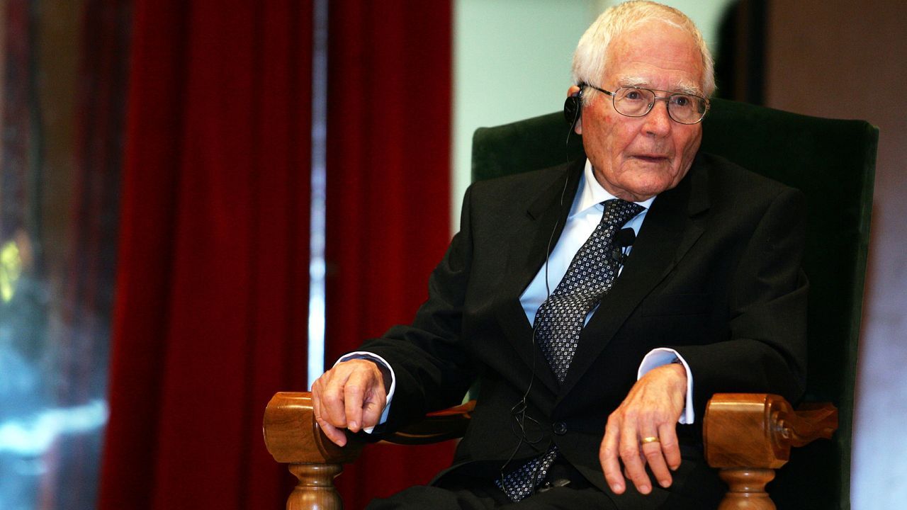 James Lovelock durante su visita a Galicia en el 2009 para recoger el premio Fonseca