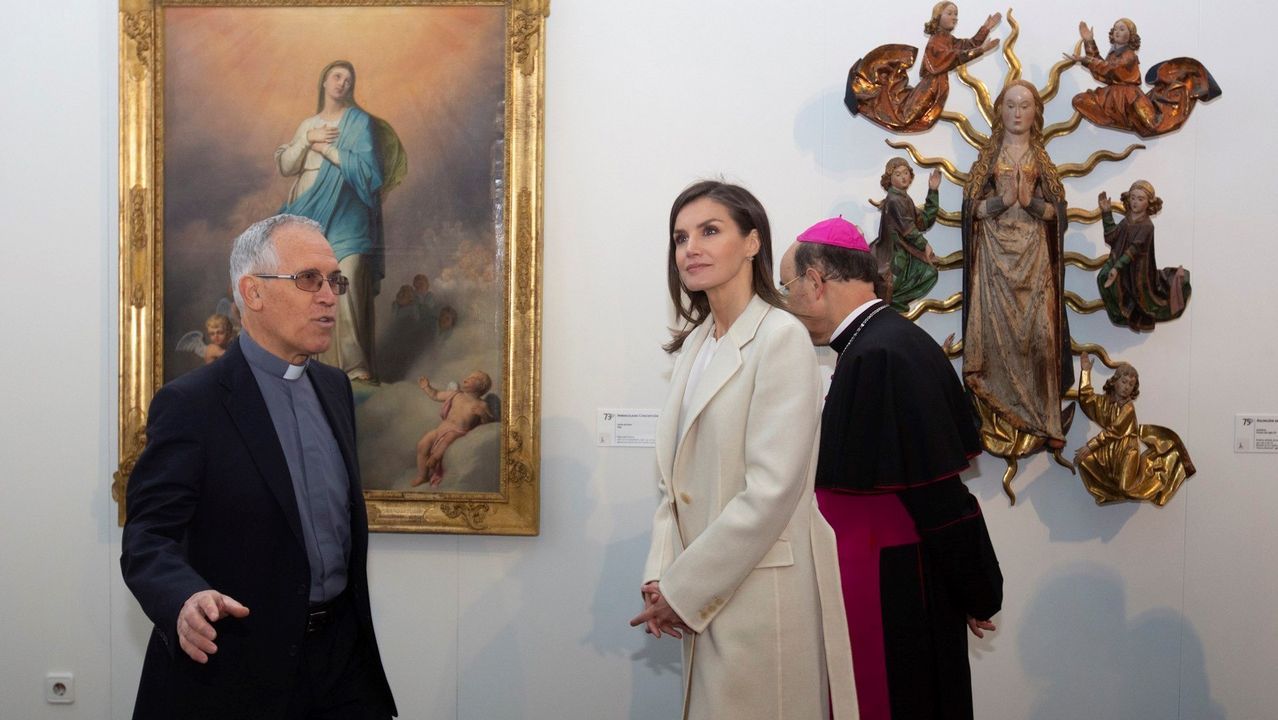 En su visita a Lerma, Letizia Ortiz recuperó un abrigo del 2005