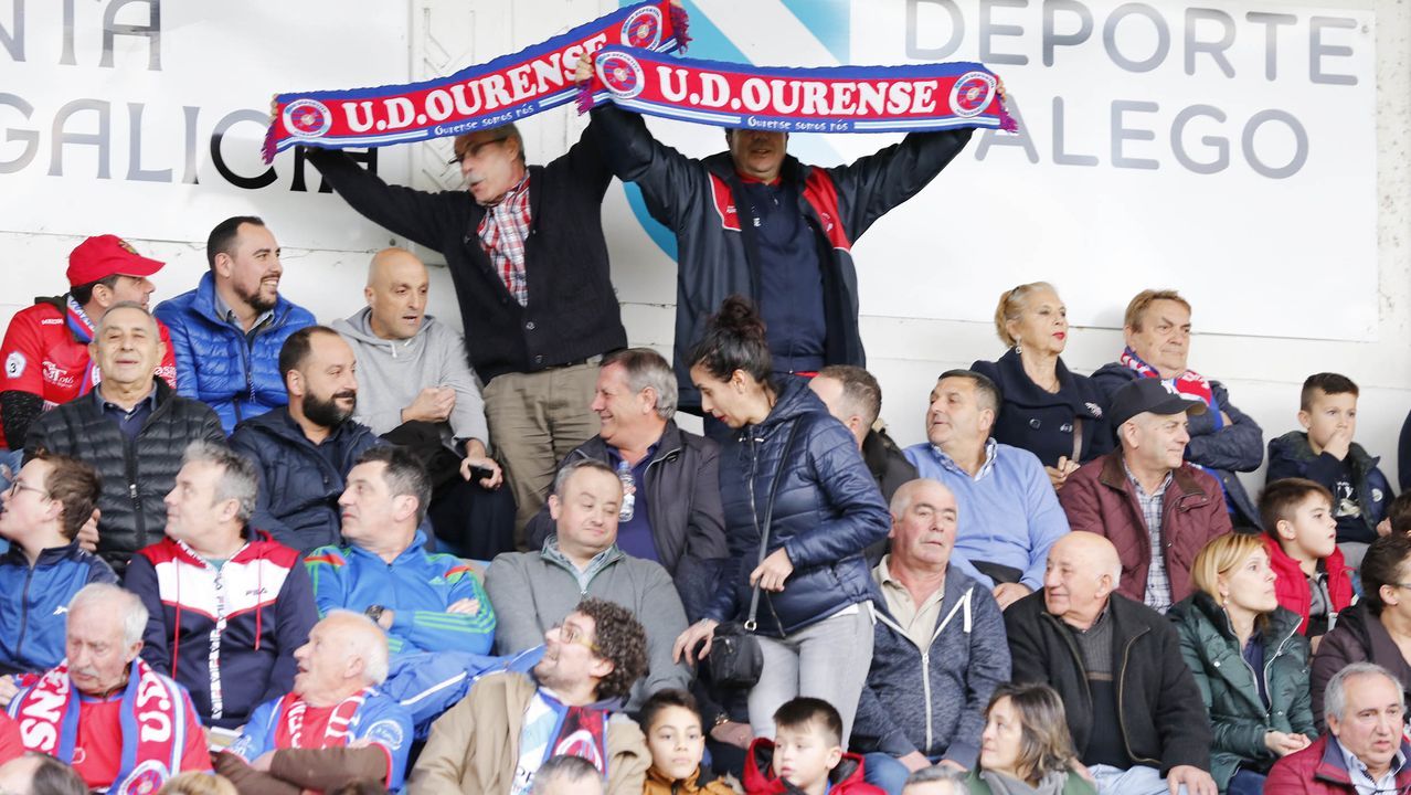 Ambiente de gala en el derbi del fútbol ourensano.La pugna entre la UD Ourense y el Ourense CF fue toda una fiesta del balompié provincial