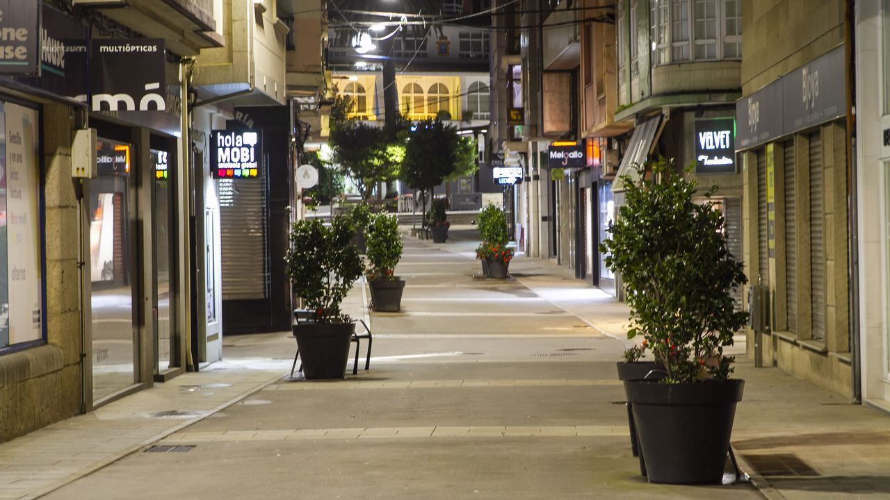 Rúa peatonal de Ribeira
