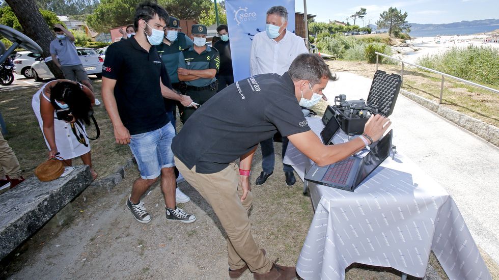 Los drones patrullan Sanxenxo