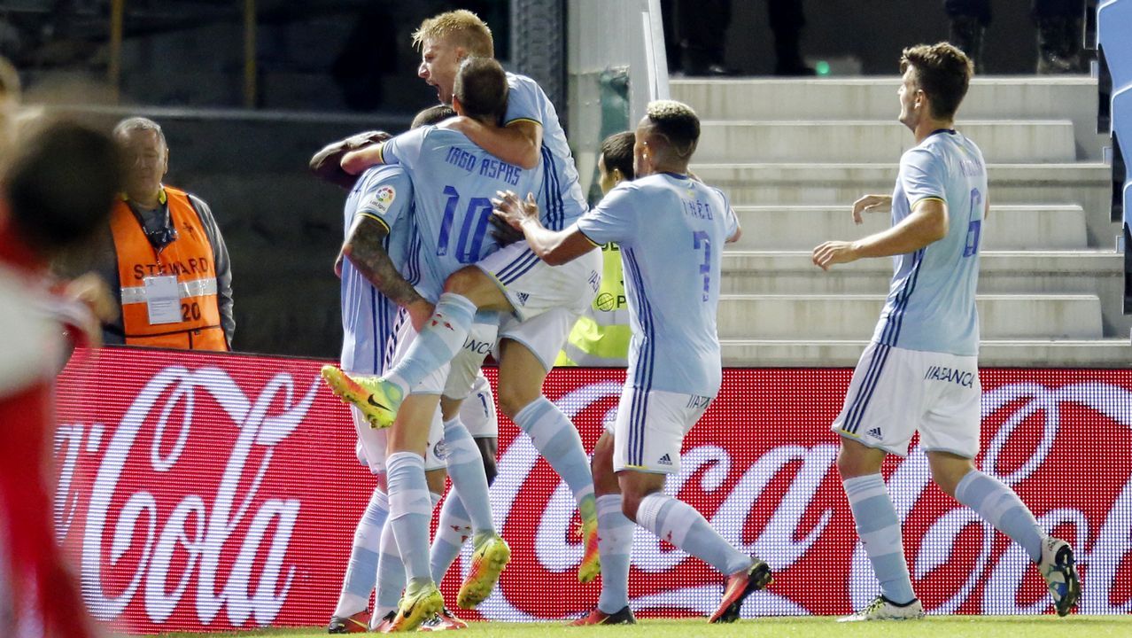 Celta-Sporting (2-1) el 21 de septiembre del 2016