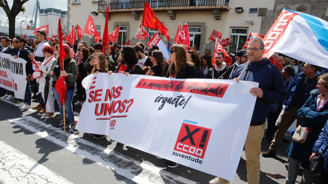 La manifestación de A Coruña