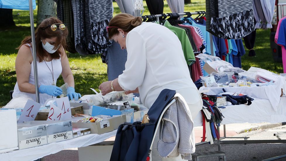 Regresa la feria de los sabados a Pontevedra con nuevas medidas anticontagio
