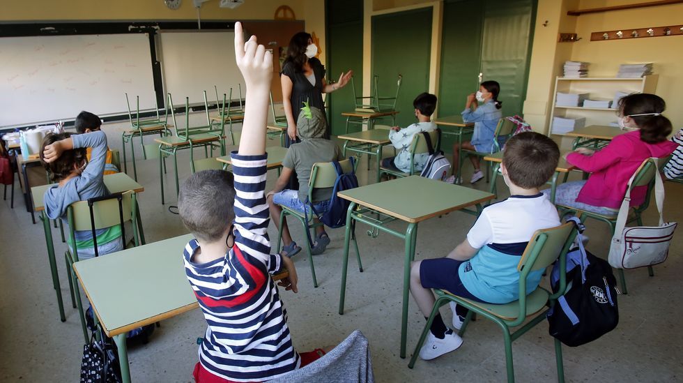 Vuelta al cole en el colegio de Barcelos