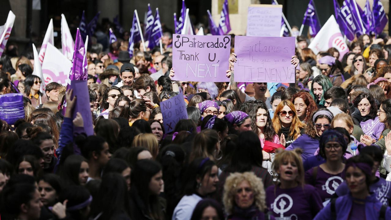 Las imágenes del 8M en Ourense