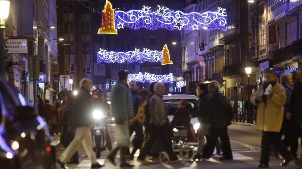 Luces de Navidad en A Coruña: San Andrés