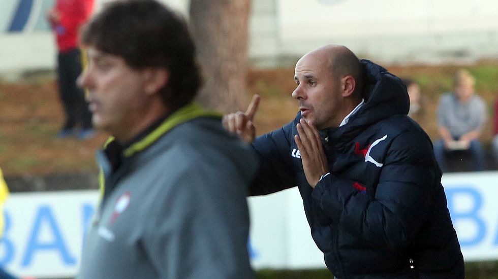 Partido de fútbol Segunda B entre Boiro y Celta B
