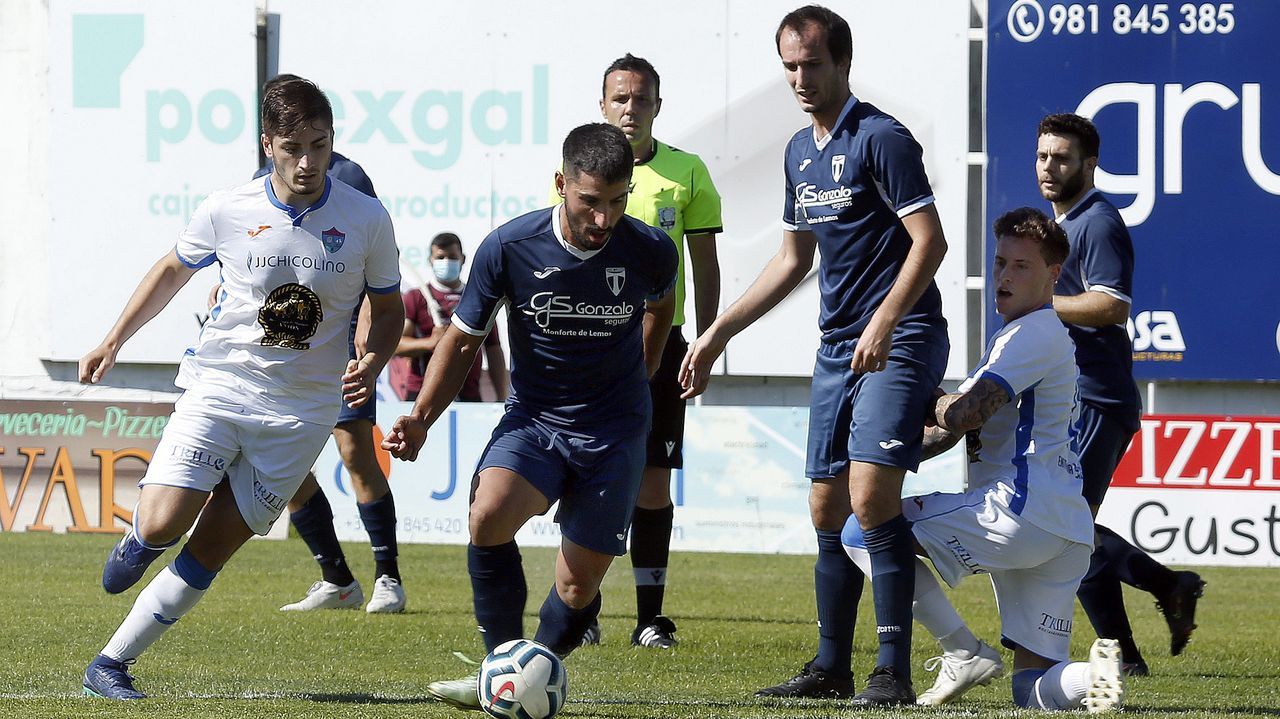 Partido entre el Boiro y el Lemos, de la fase de ascenso a Tercera