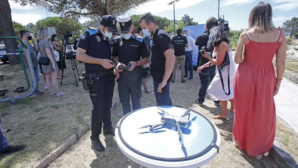 Los drones patrullan Sanxenxo