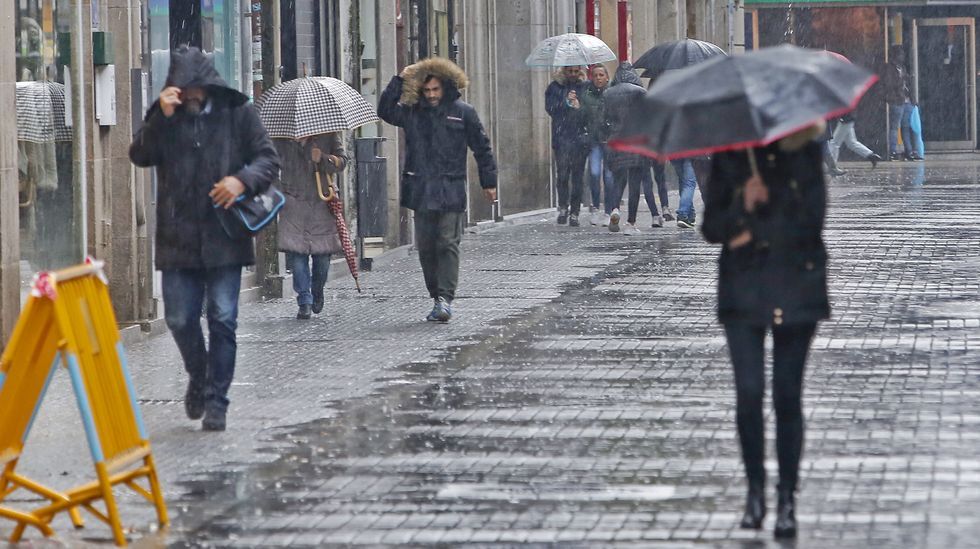Noviembre pasado por agua en Pontevedra