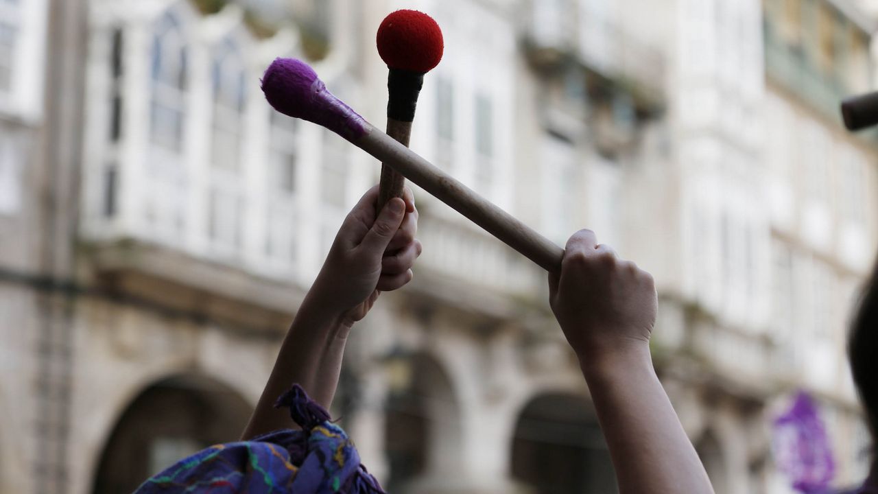 Las imágenes del 8M en Ourense