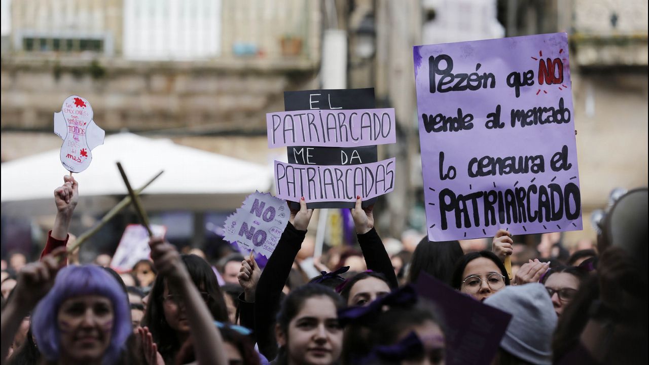 Las imágenes del 8M en Ourense