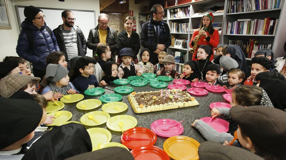 Anxo Lorenzo participou na festa