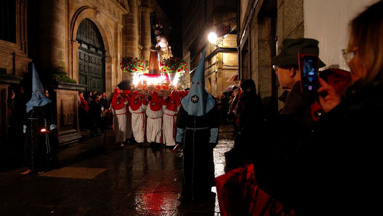 Procesión del Santo Encuentro en Santiago