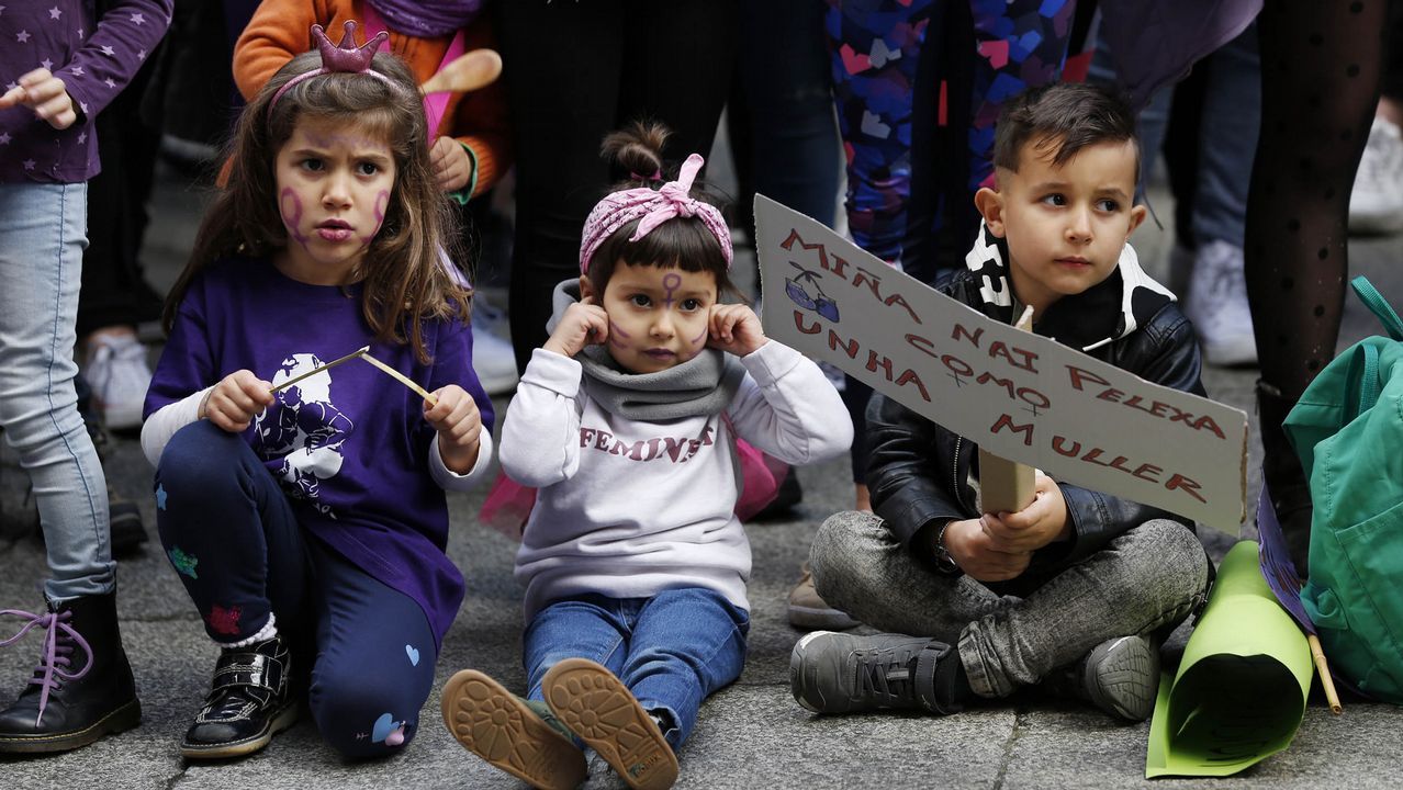 Las imágenes del 8M en Ourense