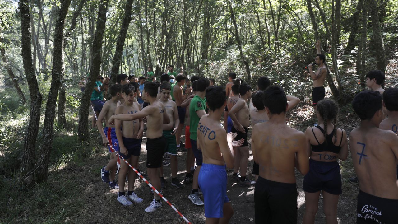 Jornada de diversión y deporte en el campamento Sporty, en Allariz