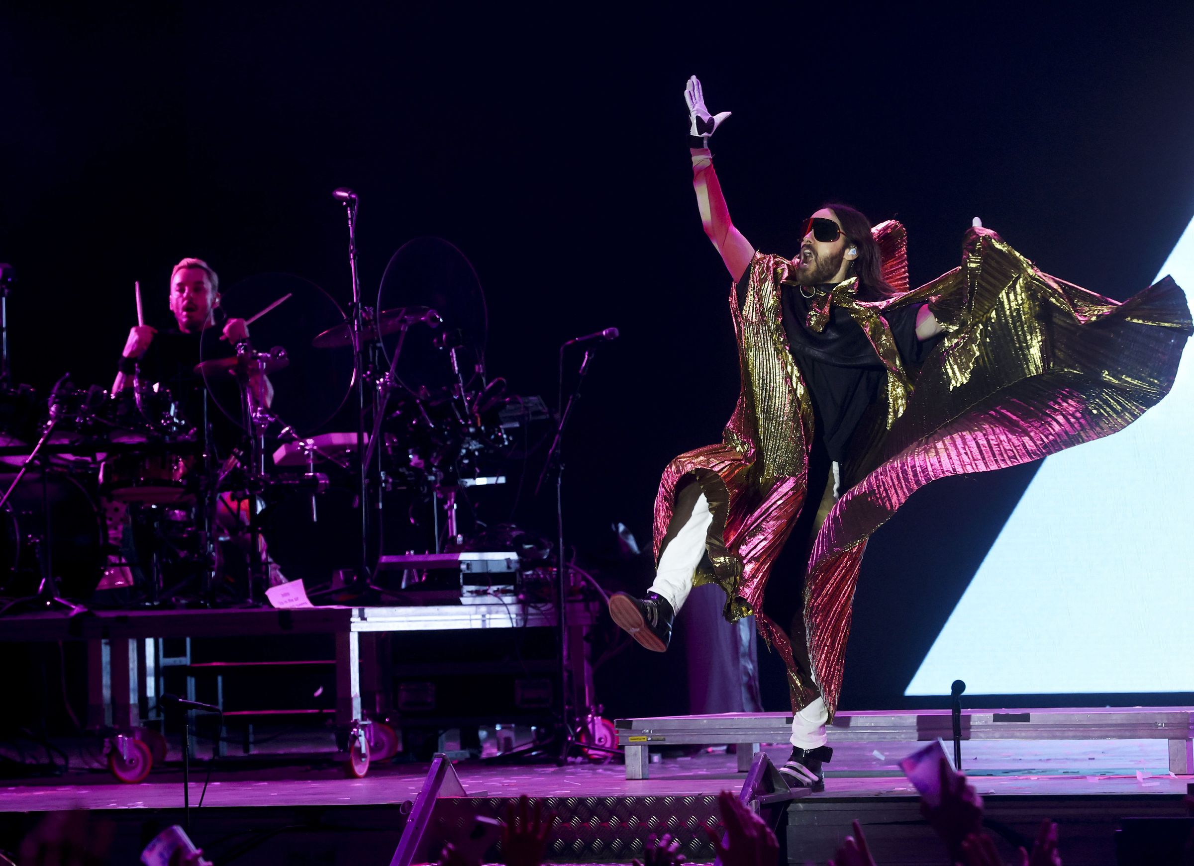 Jared Leto, cantante de Thirdy Seconds to Mars, durante a actuacin do Son do Camio. 01/06/2024