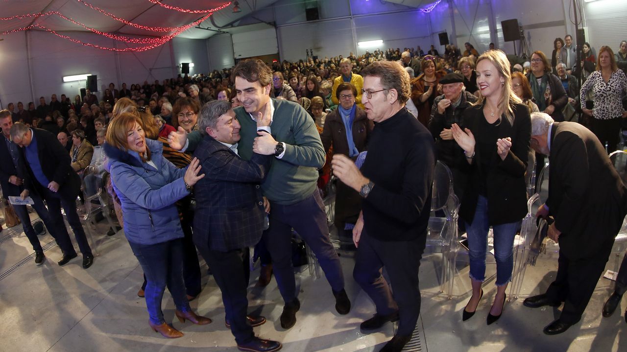 MITIN PP ALBERTO NUÑEZ FEIJOO EN A POBRA Y RIBEIRA